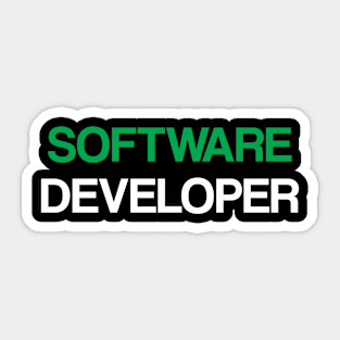 Software developer Sticker